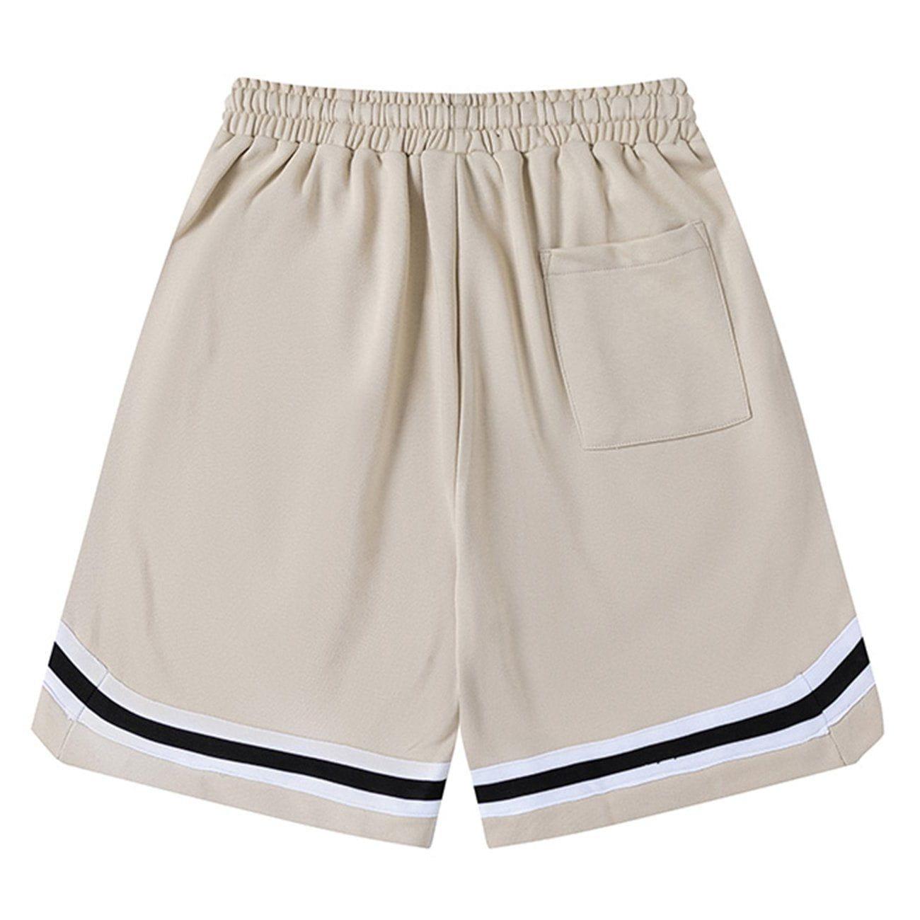 Tntwear® - Lettering Drawstring Shorts - tntwear1