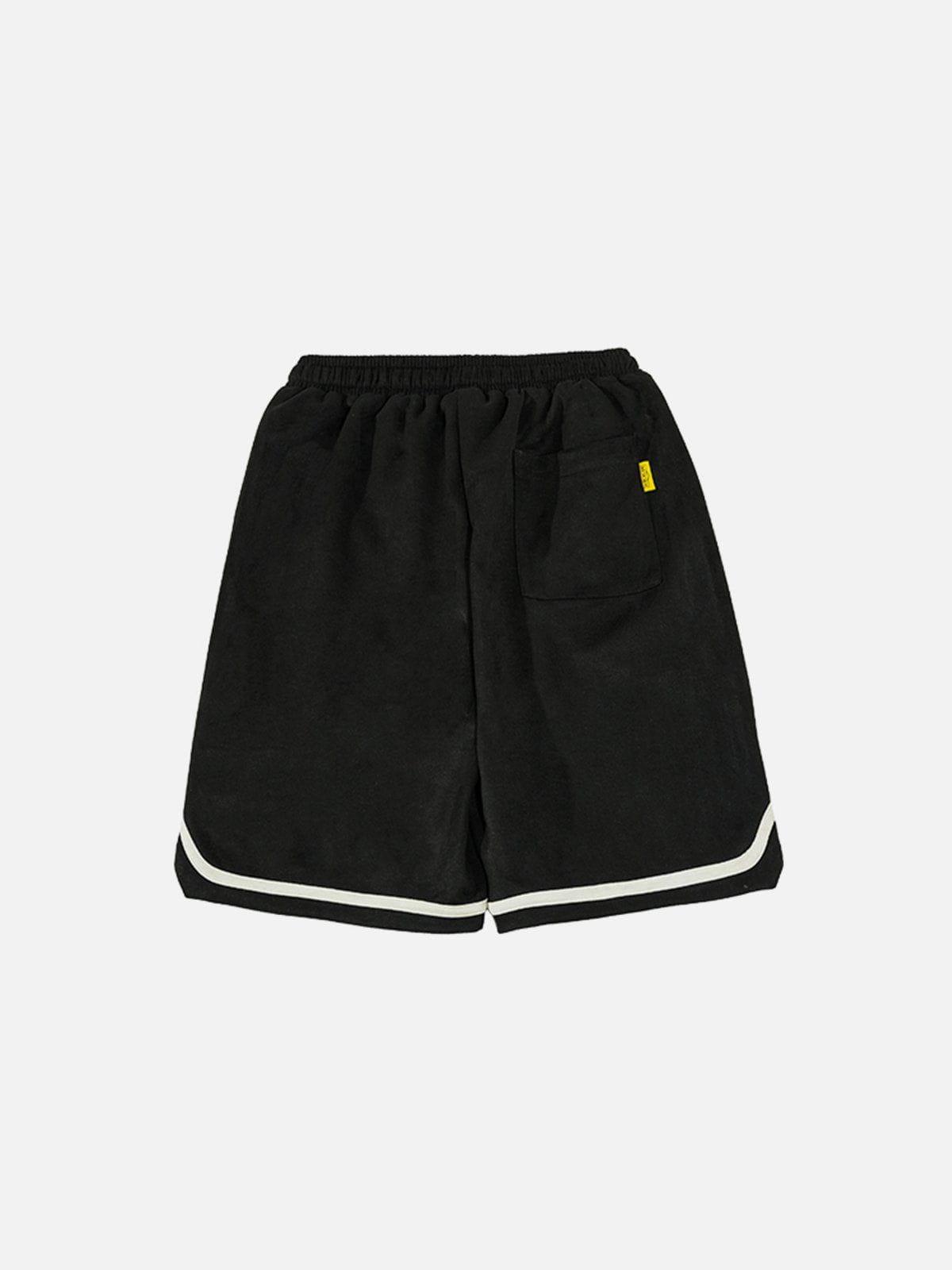 Tntwear® - Letters Patchwork Shorts - tntwear1