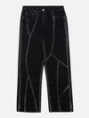 Tntwear® - Line Panel Hand Painted Pants - tntwear1