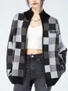 Tntwear® - Mosaic Plaid Cardigan - tntwear1