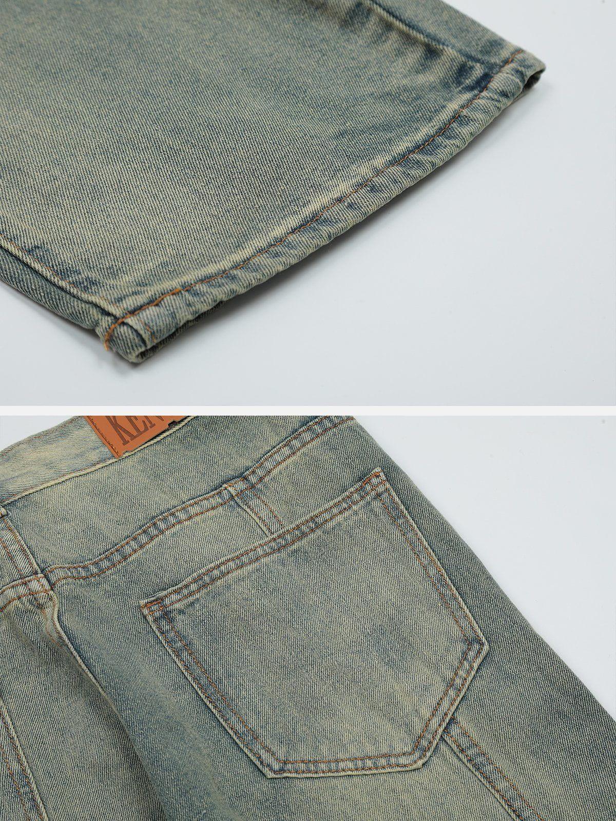 Tntwear® - Multi-Pocket Wash Jeans - tntwear1