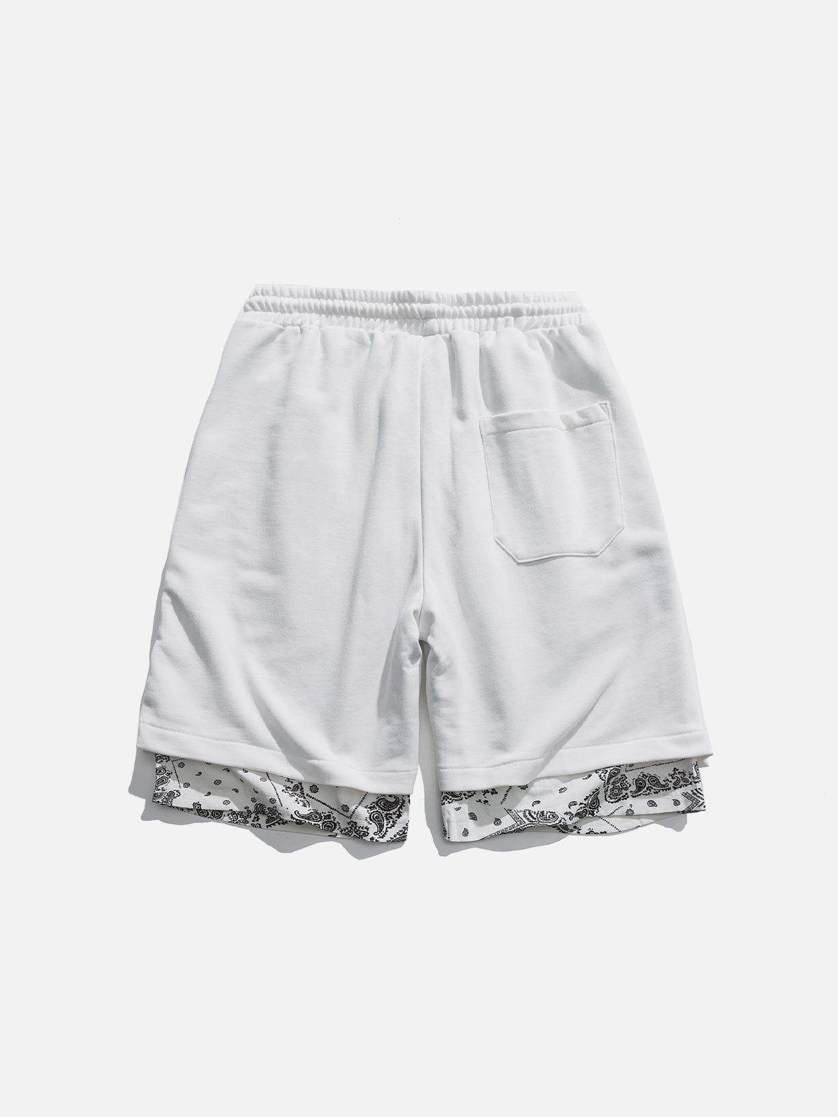 Tntwear® - Patchwork Split Shorts - tntwear1