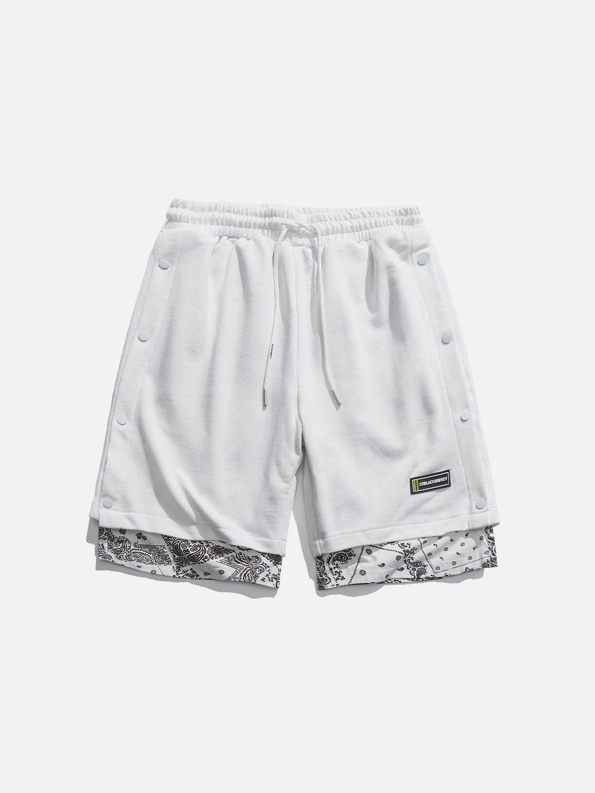 Tntwear® - Patchwork Split Shorts - tntwear1