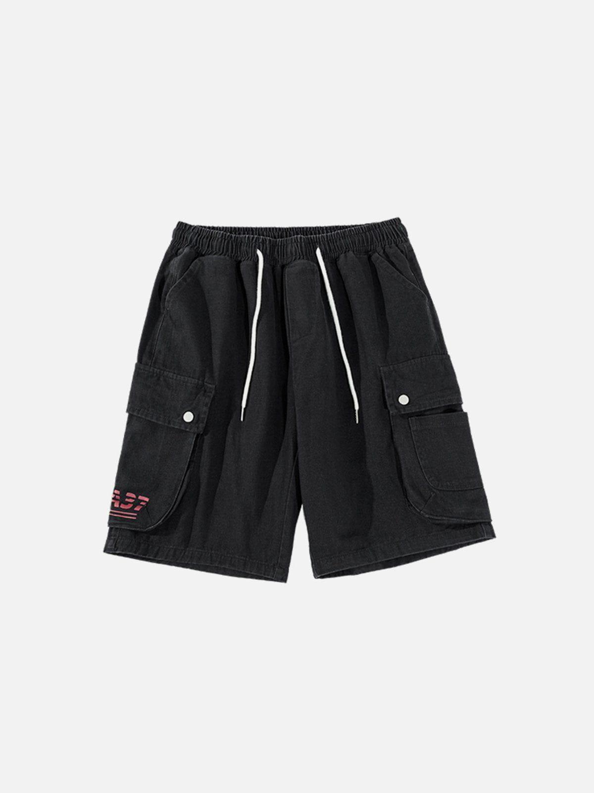 Tntwear® - Pocket Patchwork Shorts - tntwear1