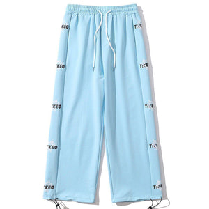 Tntwear® - Side Letter Print Sweatpants - tntwear1