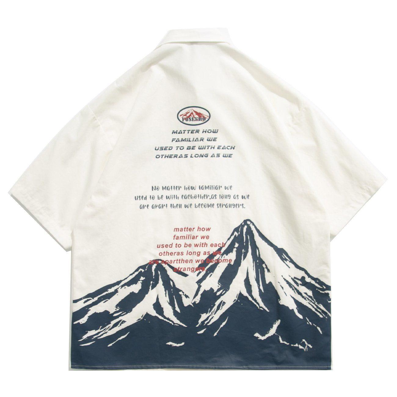 Tntwear® - Snow Mountain Short Sleeve Shirt - tntwear1