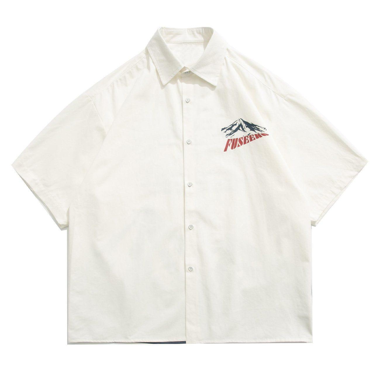 Tntwear® - Snow Mountain Short Sleeve Shirt - tntwear1