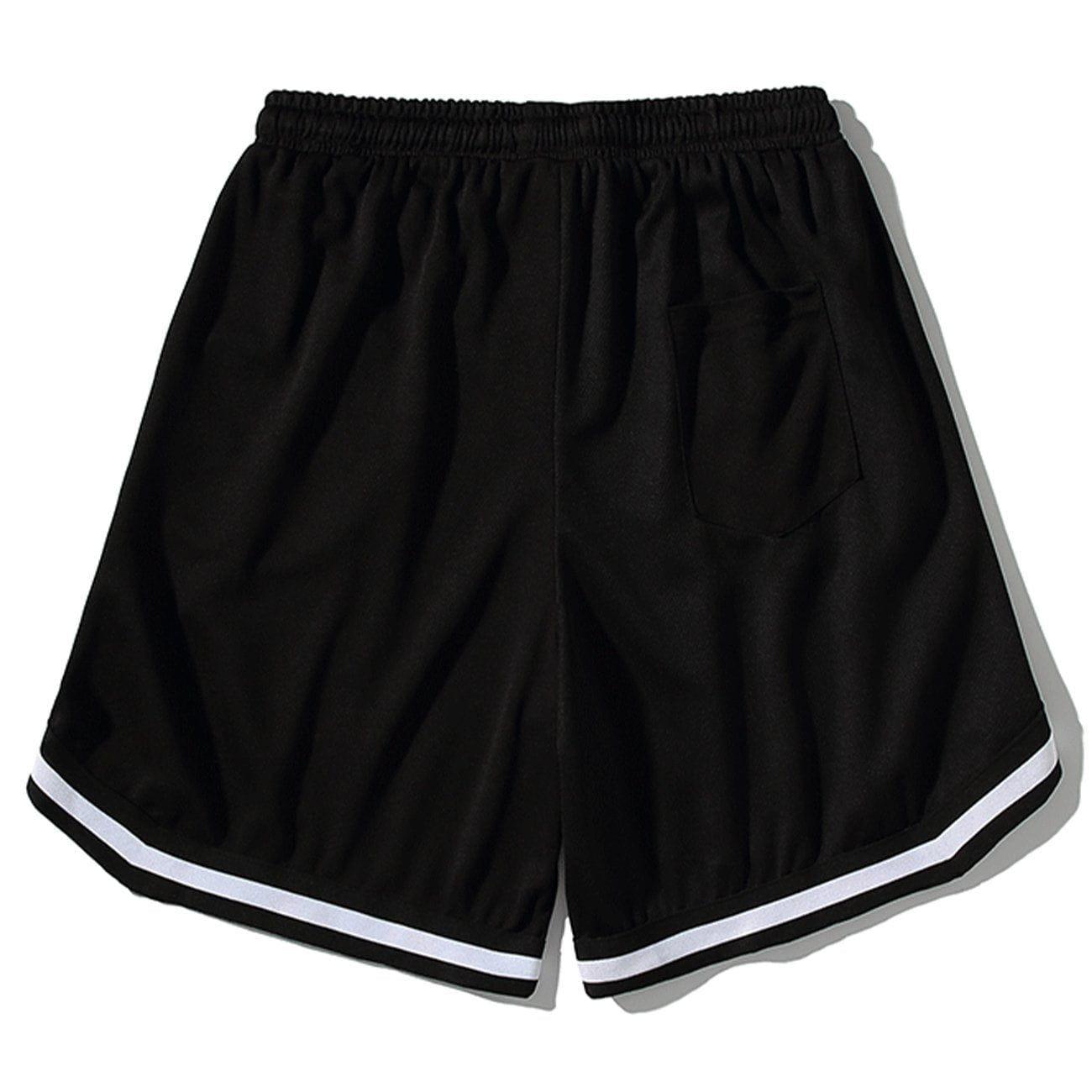 Tntwear® - Solid Color Drawstring Shorts - tntwear1