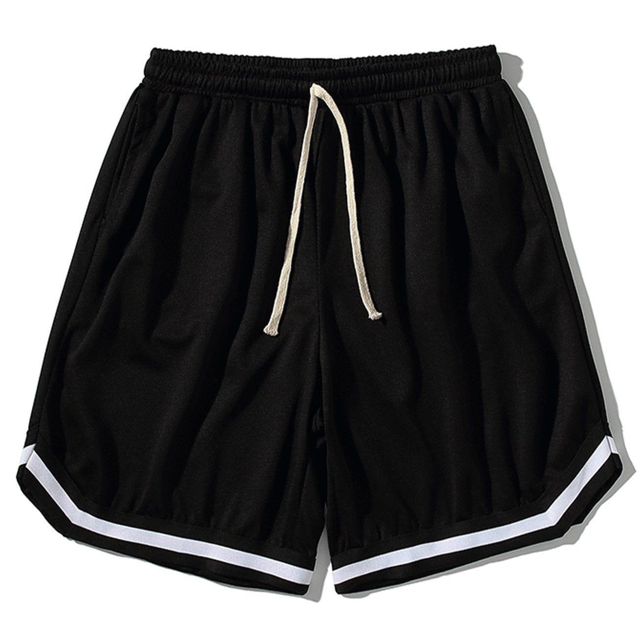 Tntwear® - Solid Color Drawstring Shorts - tntwear1