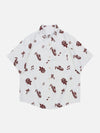 Tntwear® - Solid Colour Print Short Sleeve Shirt - tntwear1