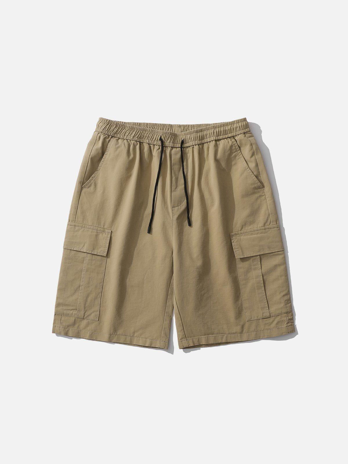 Tntwear® - Solid Discreet Side Pockets Shorts - tntwear1