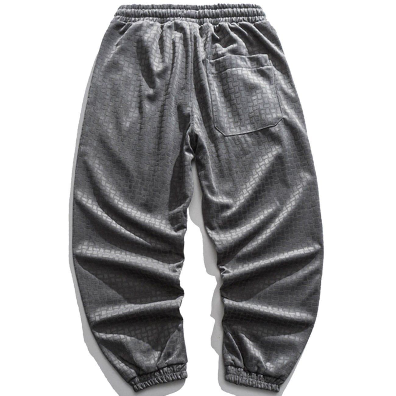 Tntwear® - Solid Velvet Sweatpants - tntwear1