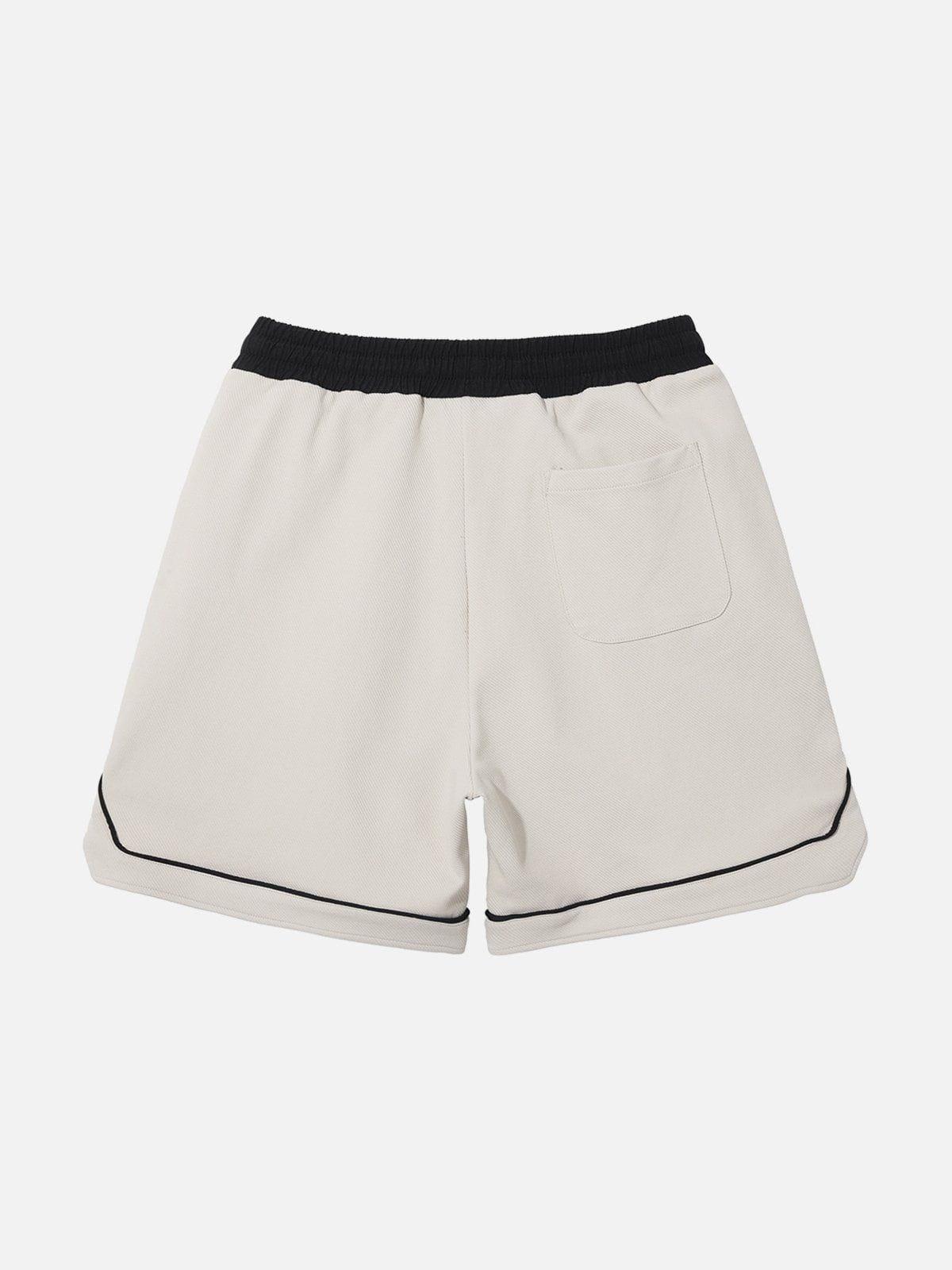 Tntwear® - Splicing Drawstring Shorts - tntwear1