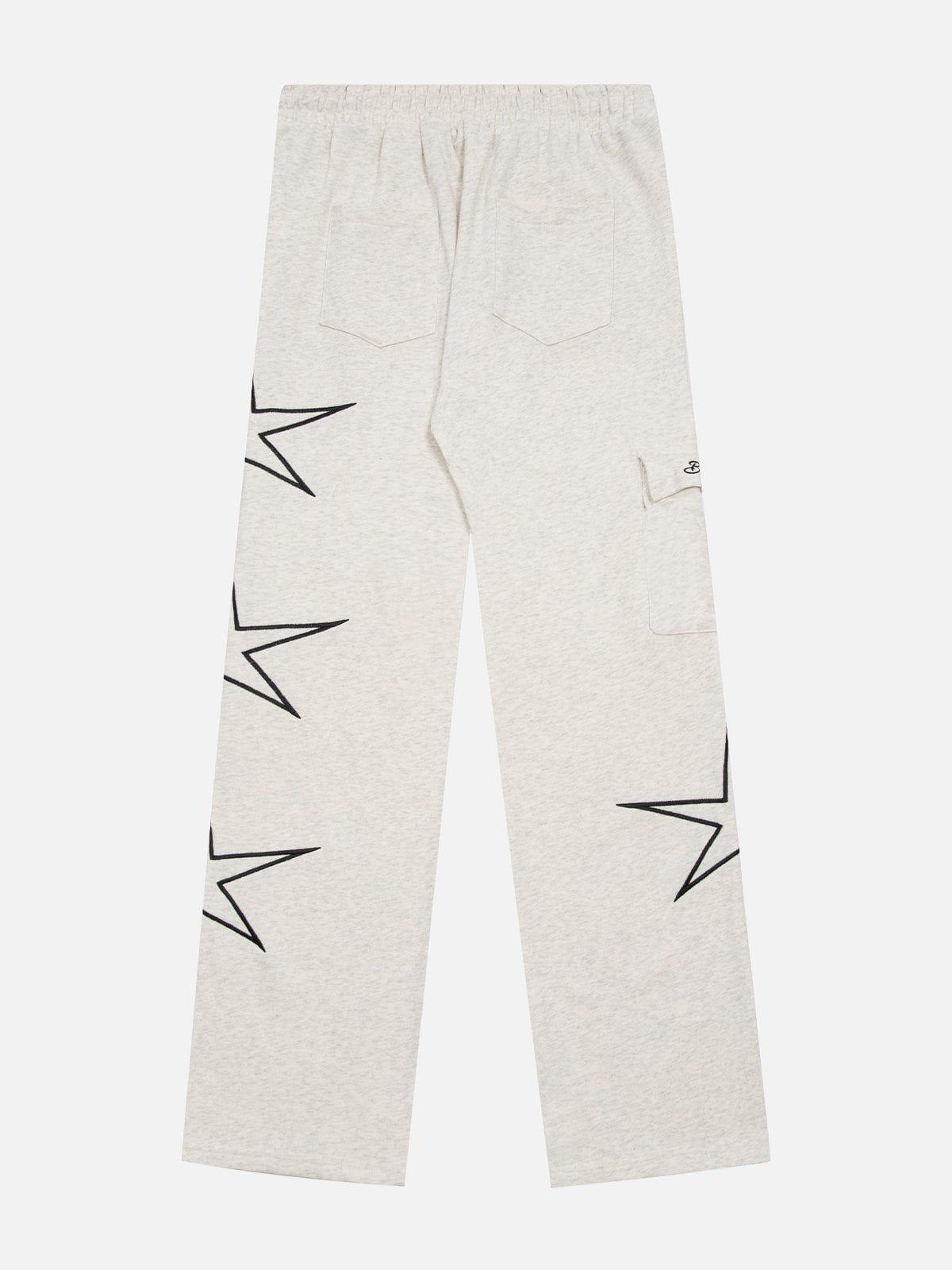 Tntwear® - Star Print Sweatpants - tntwear1