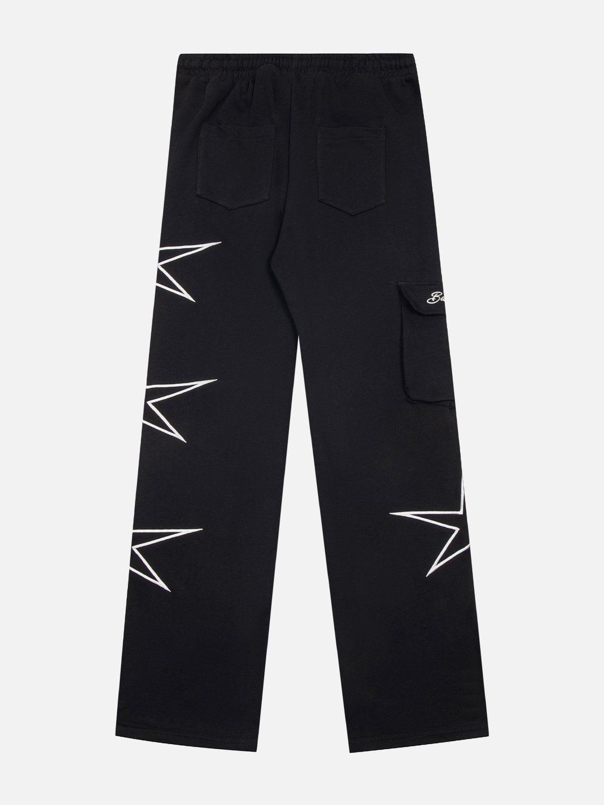 Tntwear® - Star Print Sweatpants - tntwear1