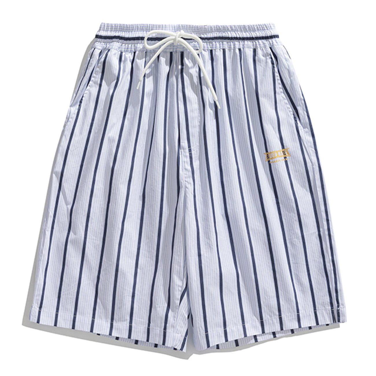 Tntwear® - Stripe Drawstring Shorts - tntwear1