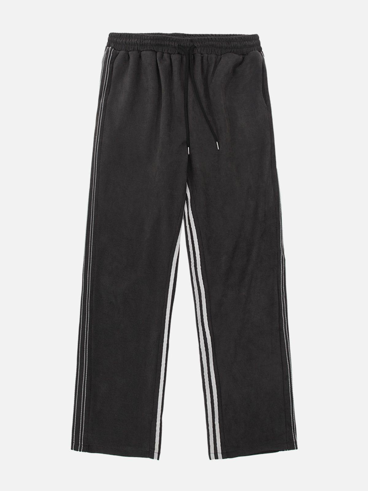 Tntwear® - Striped High Waist Sweatpants - tntwear1