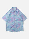 Tntwear® - Tie Dye Gradient Short Sleeve Shirt - tntwear1