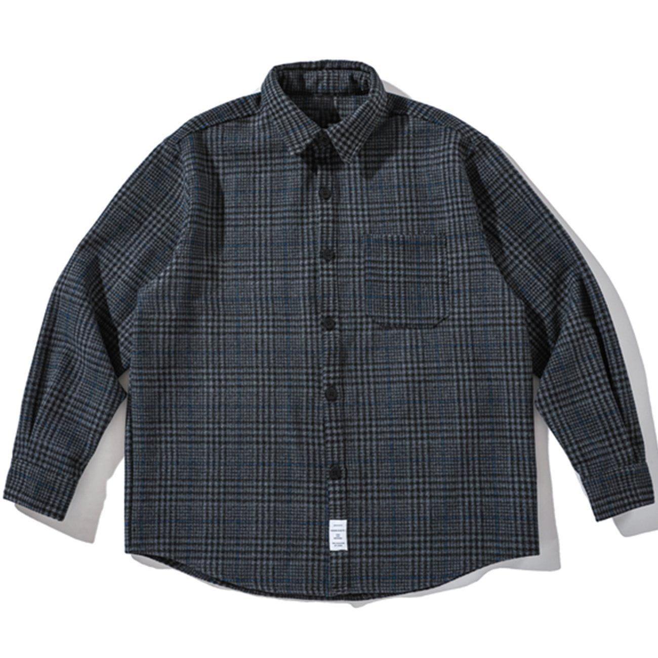 Tntwear® - Vintage Long-sleeved Shirt - tntwear1