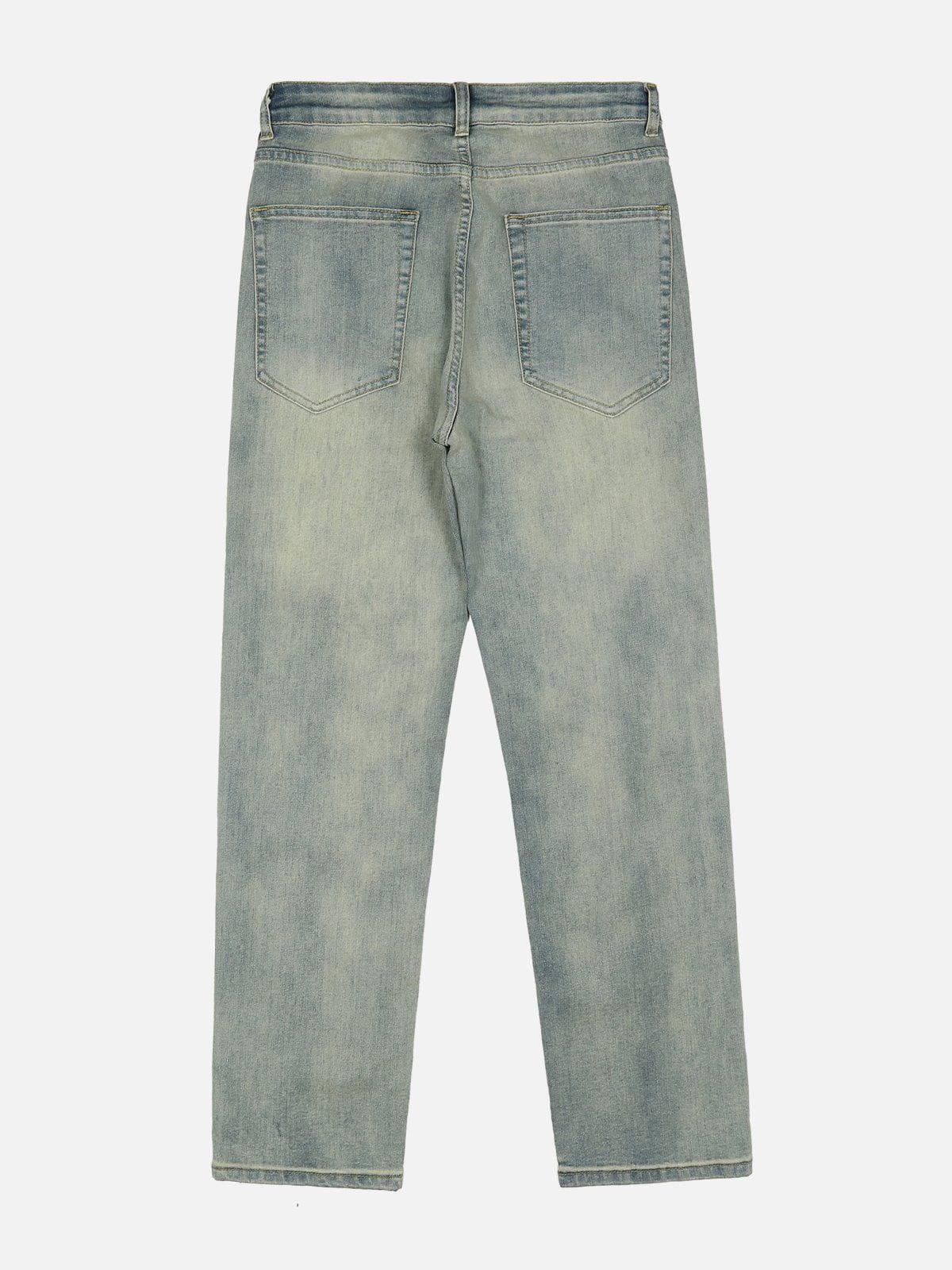 Tntwear® - Vintage Washed Gradient Jeans - tntwear1