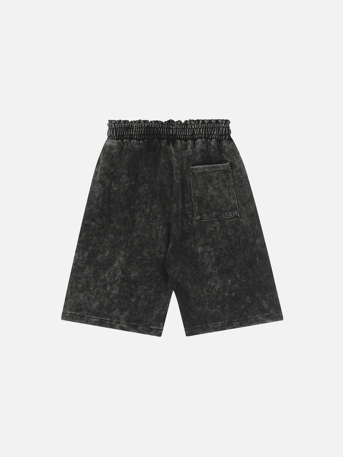 Tntwear® - Washed Raw Shorts - tntwear1