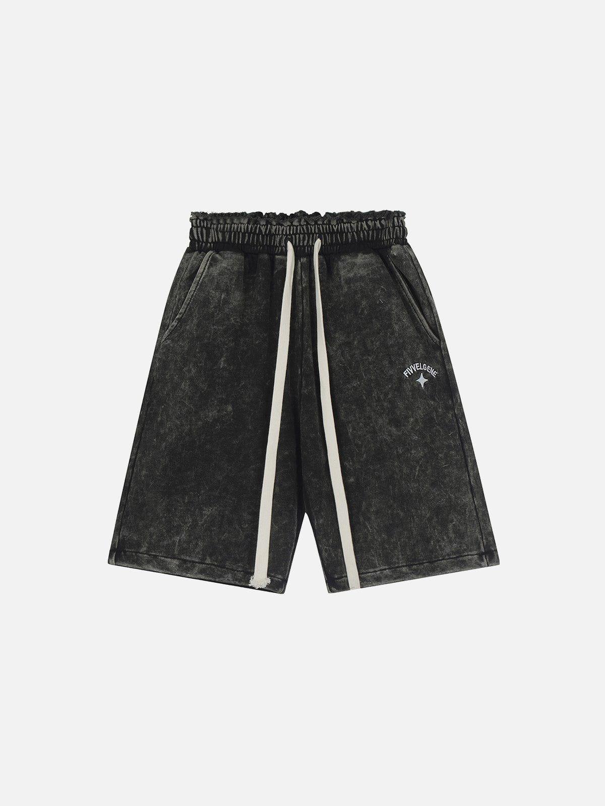 Tntwear® - Washed Raw Shorts - tntwear1