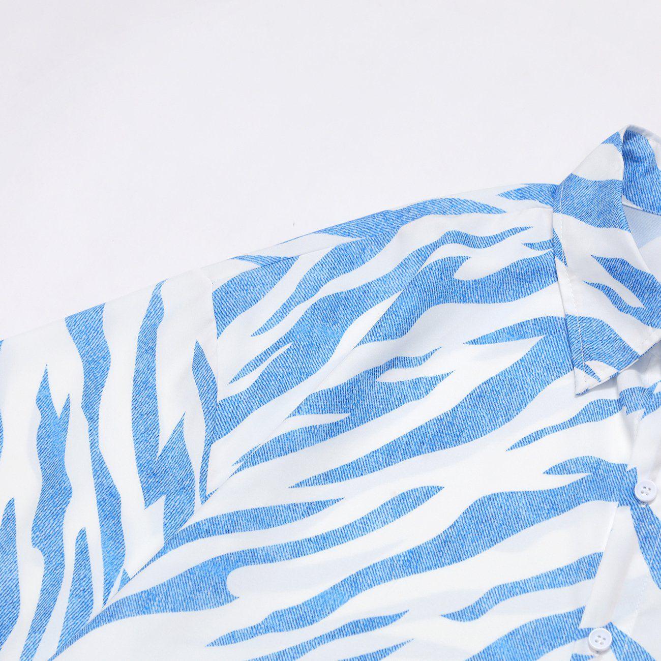 Tntwear® - Zebra Graphic Sleeve Shirt - tntwear1