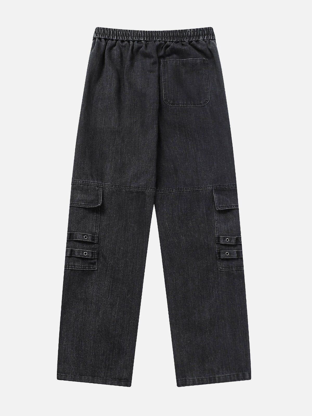 Tntwear® - Zip Patchwork Jeans - tntwear1