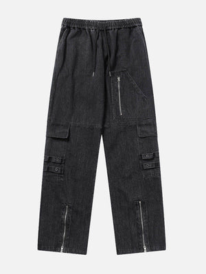 Tntwear® - Zip Patchwork Jeans - tntwear1