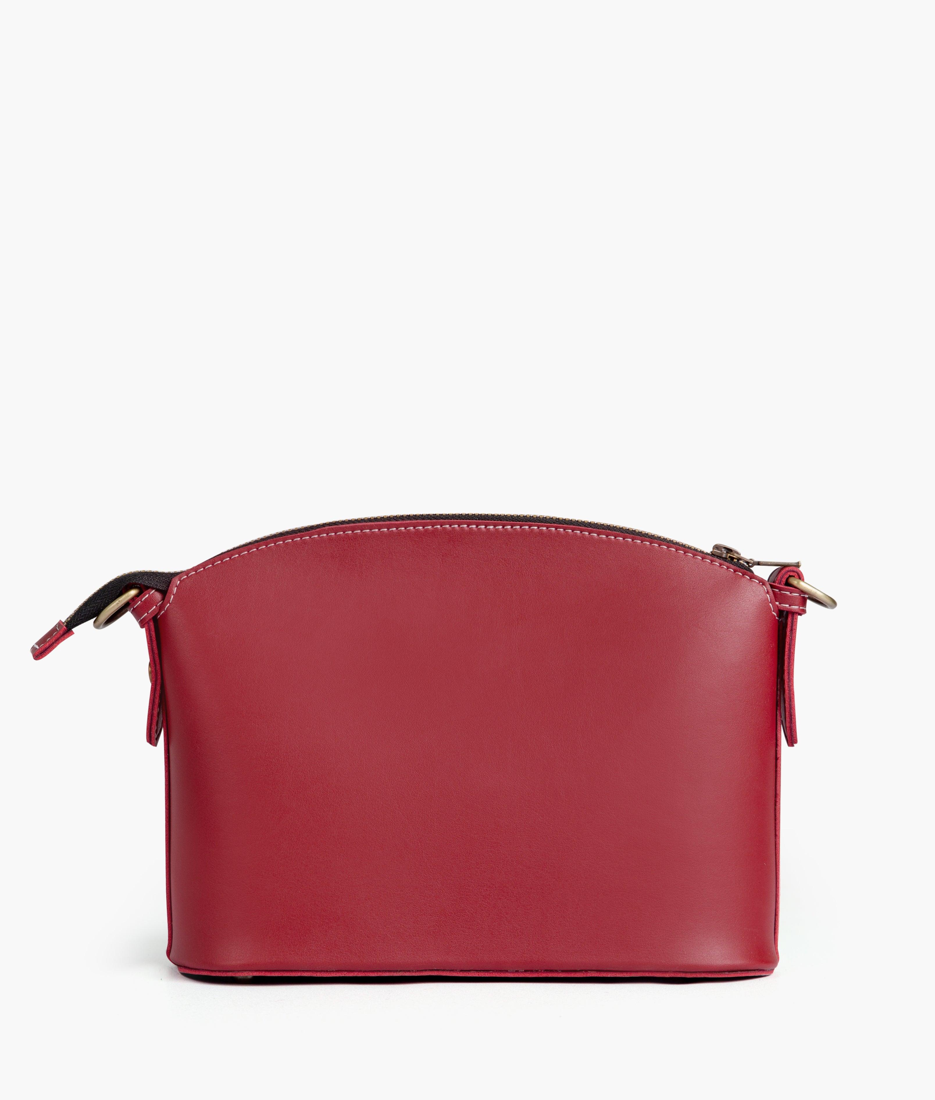 Maroon dome cross-body bag - tntwear1