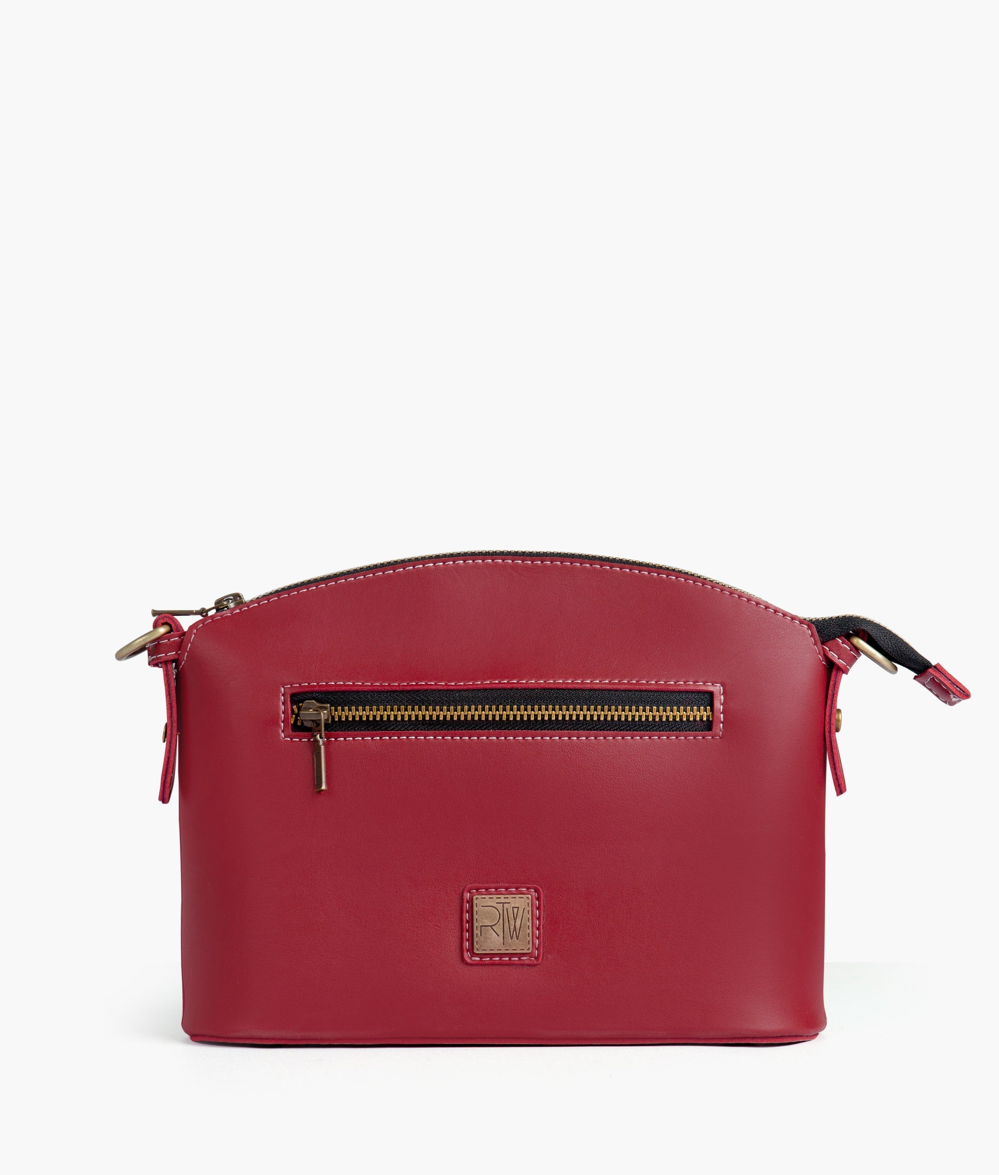 Maroon dome cross-body bag - tntwear1