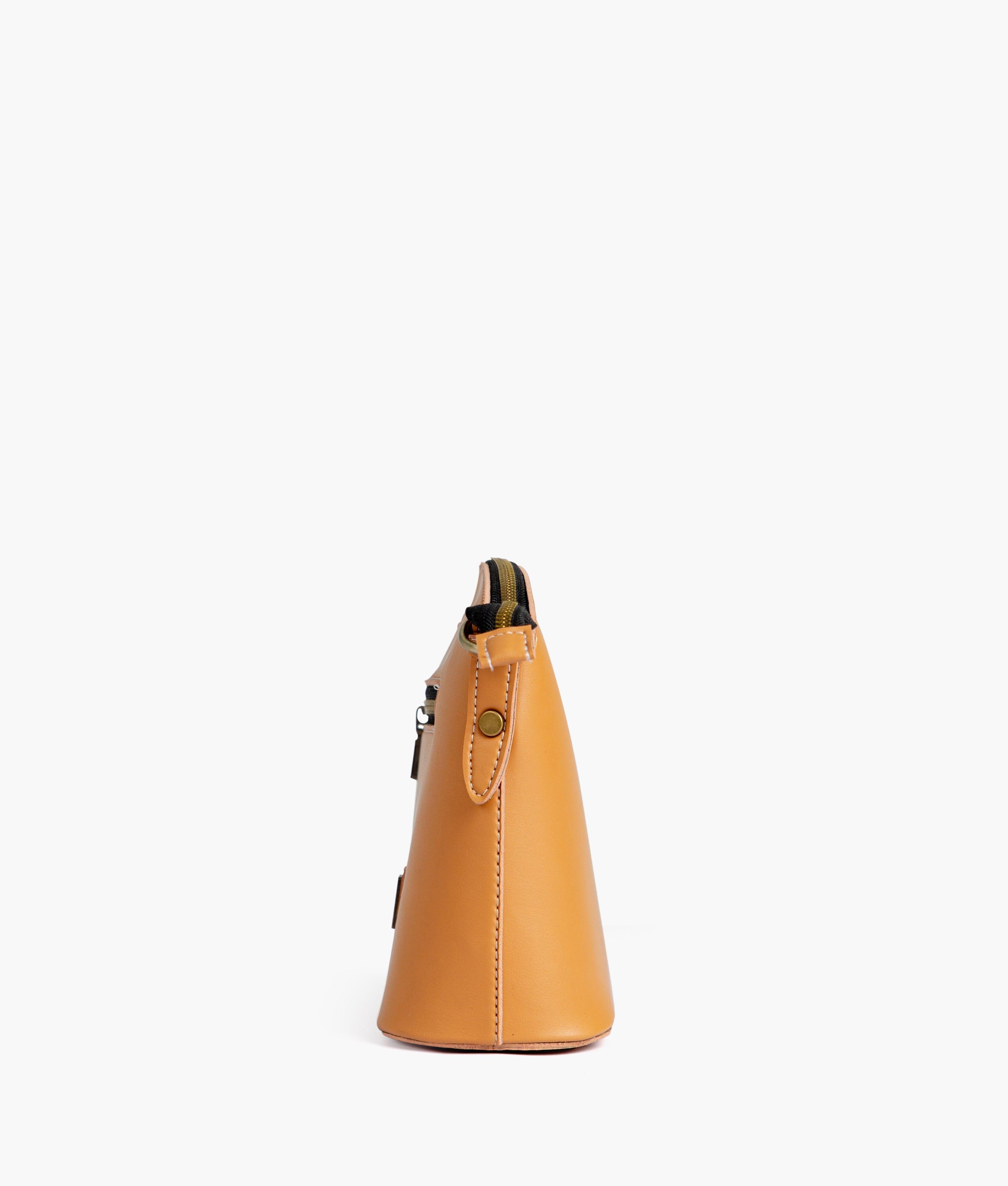 Mustard dome cross-body bag - tntwear1