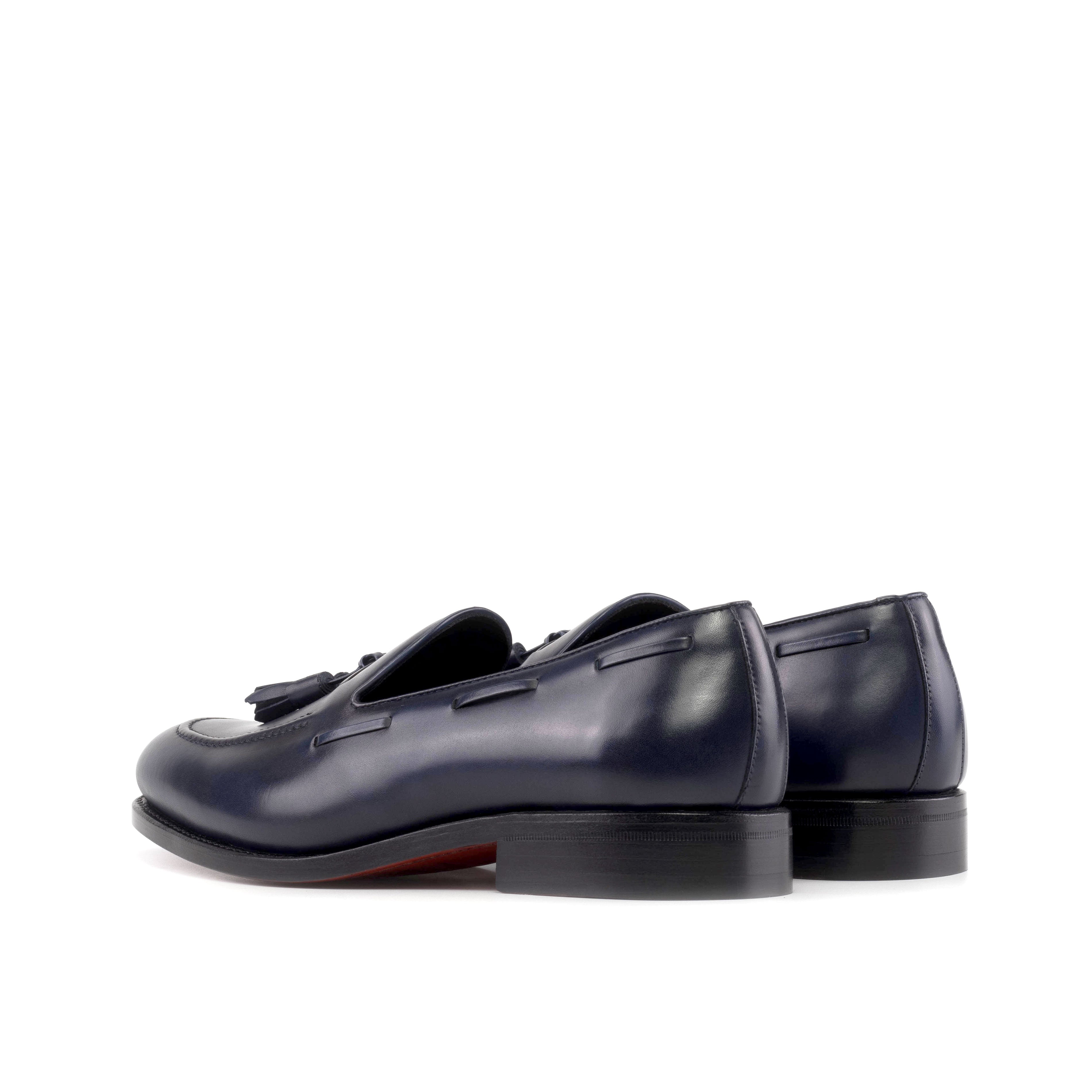 Peruvian Navy Blue Tassel Loafers