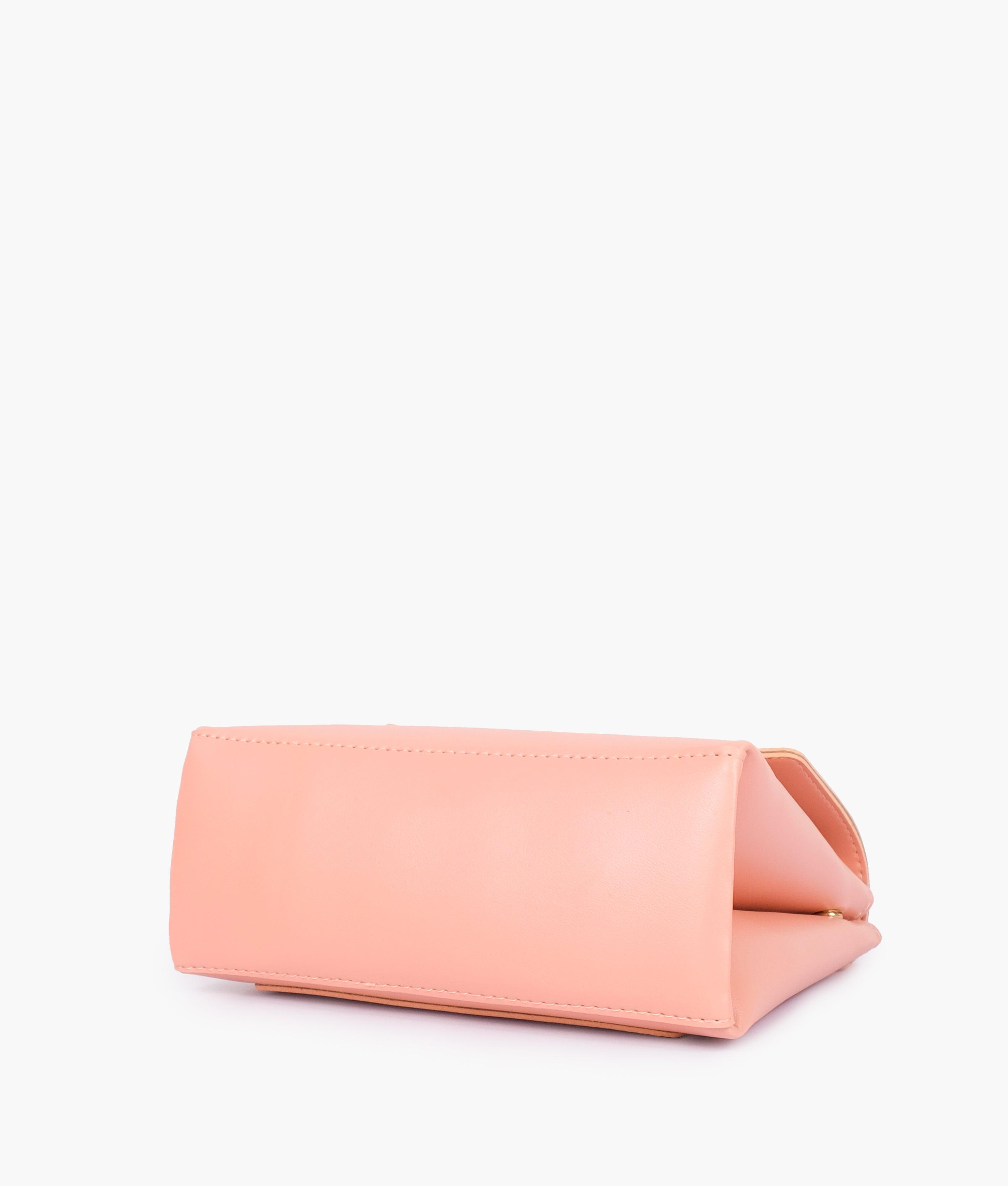 Peach mini top-handle bag - tntwear1