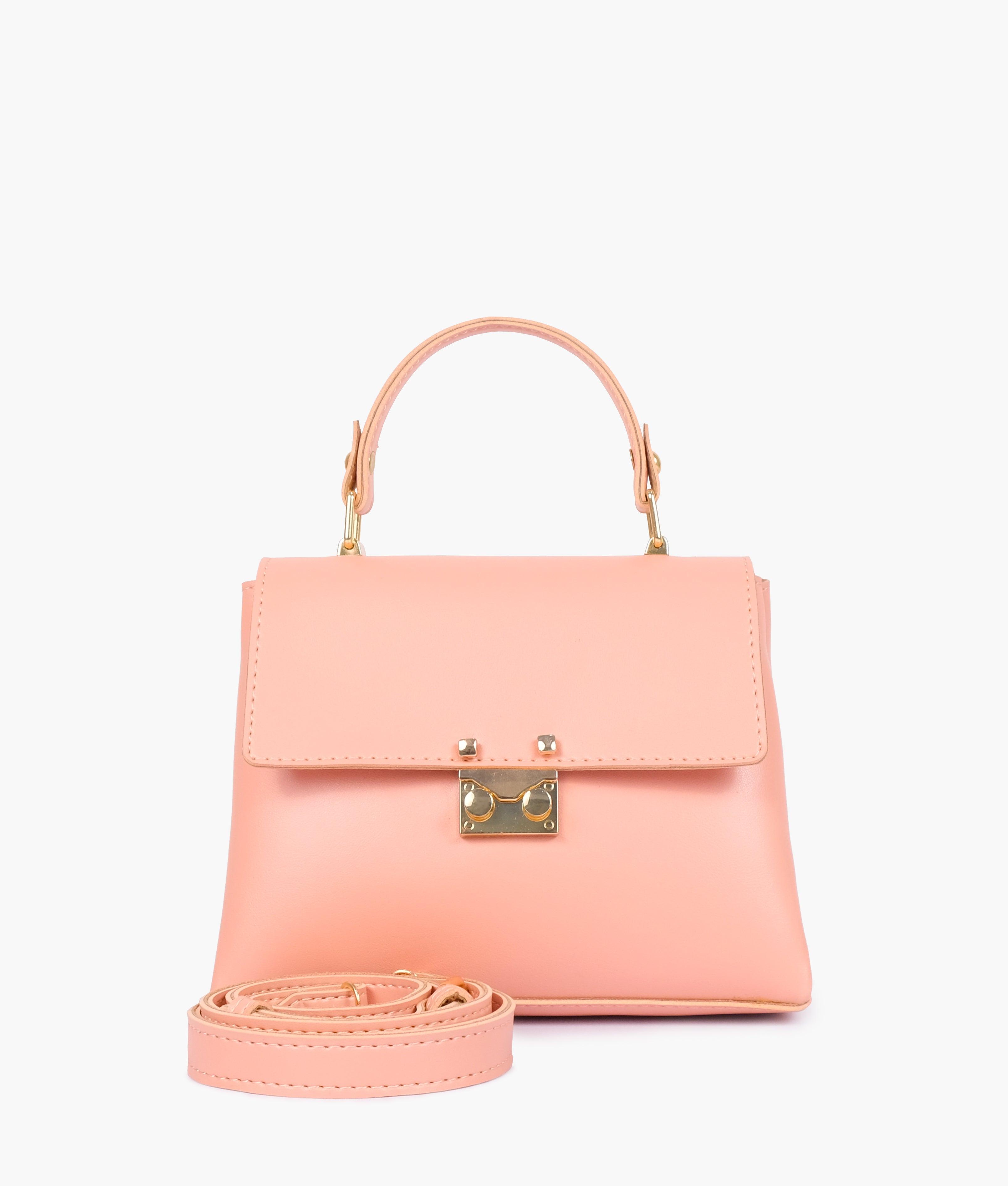 Peach mini top-handle bag - tntwear1