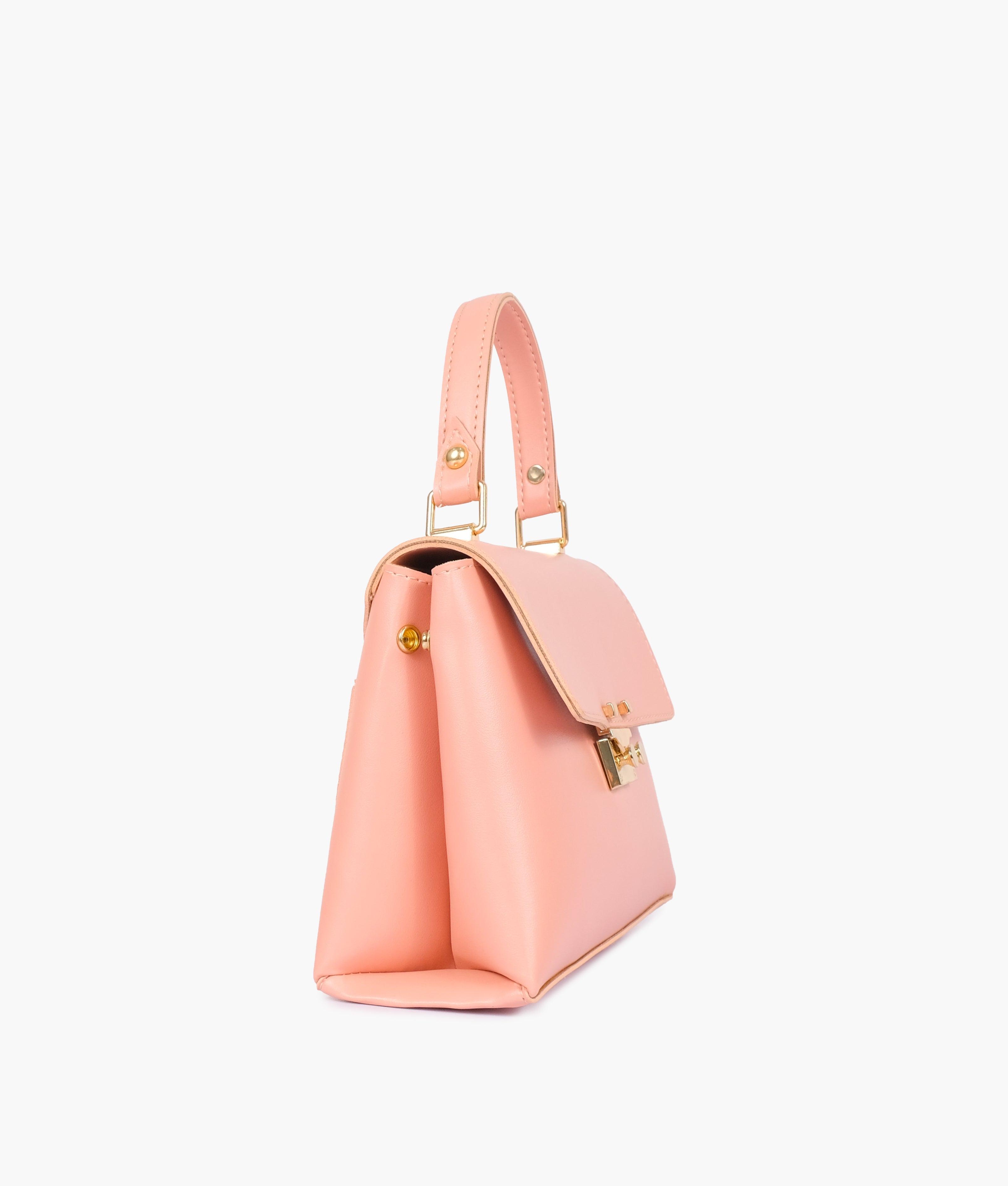 Peach mini top-handle bag - tntwear1