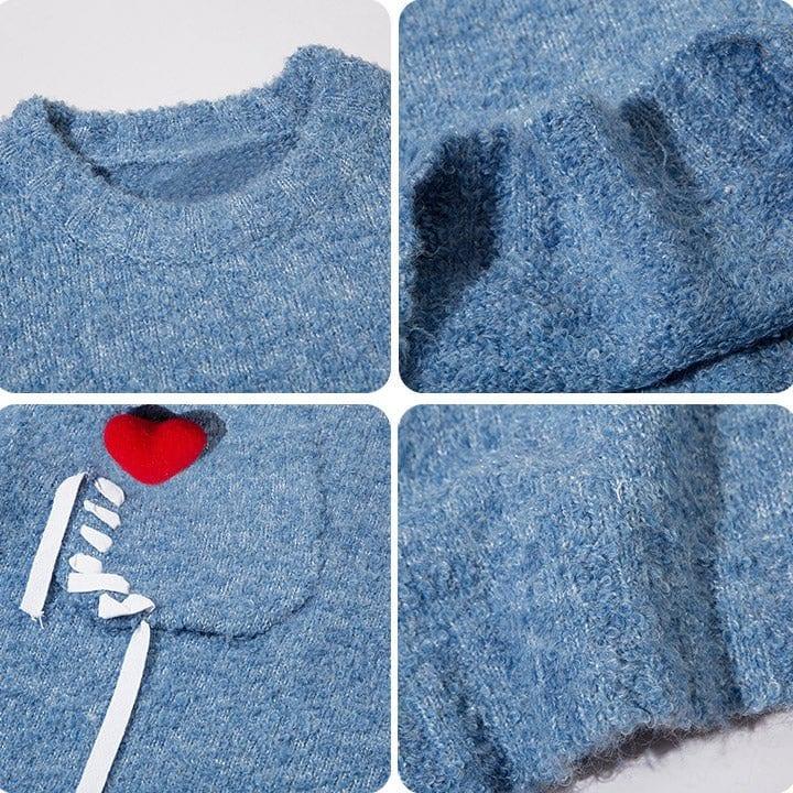 Tntwear® Warm Knit Sweater Love Pin - tntwear1