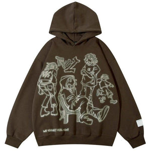 Tntwear® Y2K Cartoon Graphic Hoodie - tntwear1