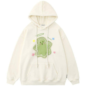 Tntwear® Winter Pullover Hoodie Flocked Ghost - tntwear1