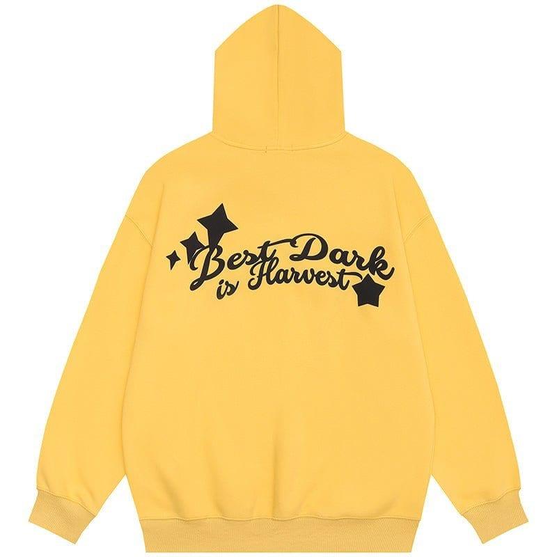 Tntwear Cute Hoodie Flocked Star Cat - tntwear1