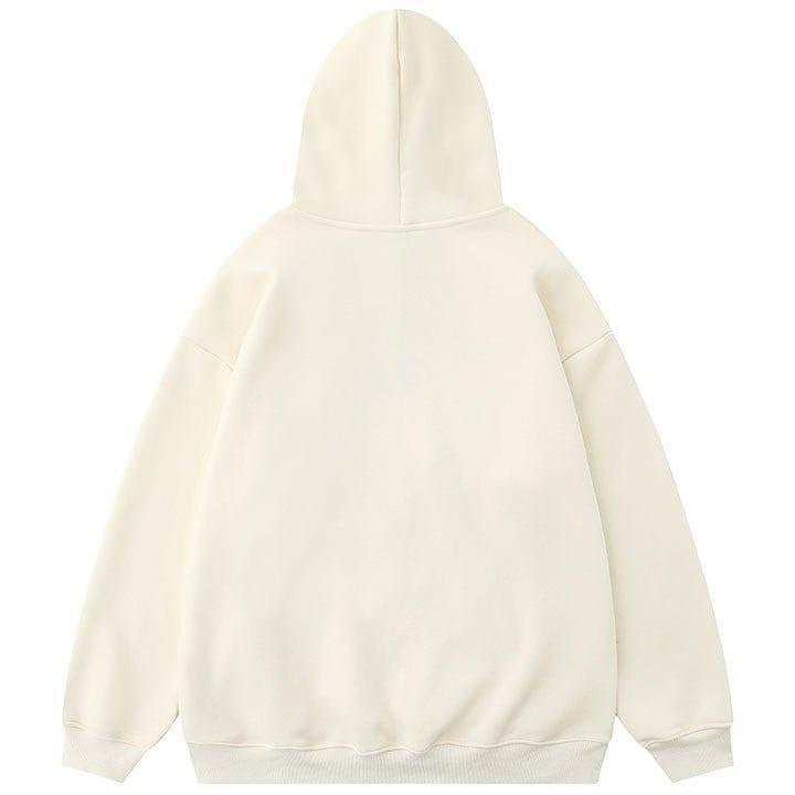 Tntwear® Winter Pullover Hoodie Flocked Ghost - tntwear1