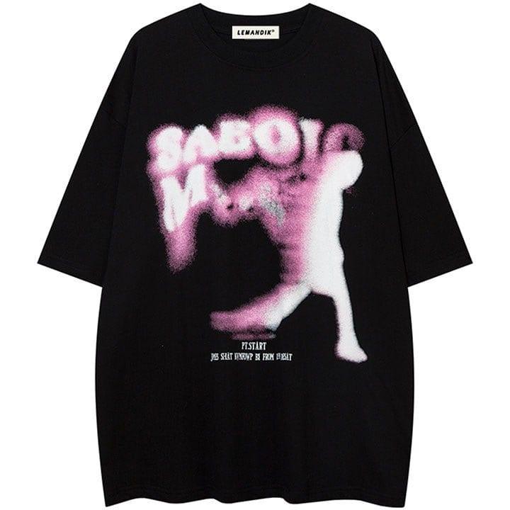 Tntwear® Vintage Graphic T-shirt SABOIC - tntwear1