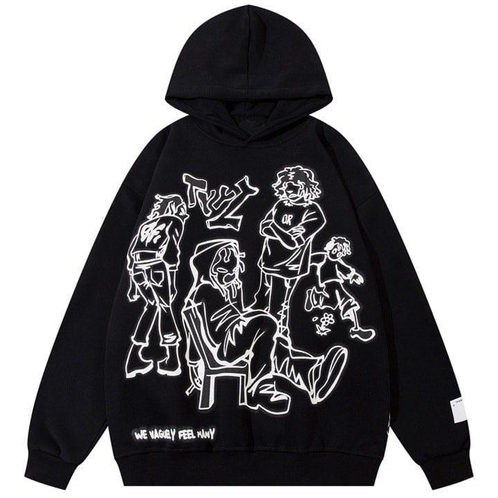 Tntwear® Y2K Cartoon Graphic Hoodie - tntwear1