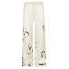 Tntwear® White Flame Print Straight Leg Jeans - tntwear1