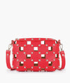 Red rivet cross-body bag - tntwear1