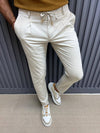 Rhine Rope Detail Beige Pants