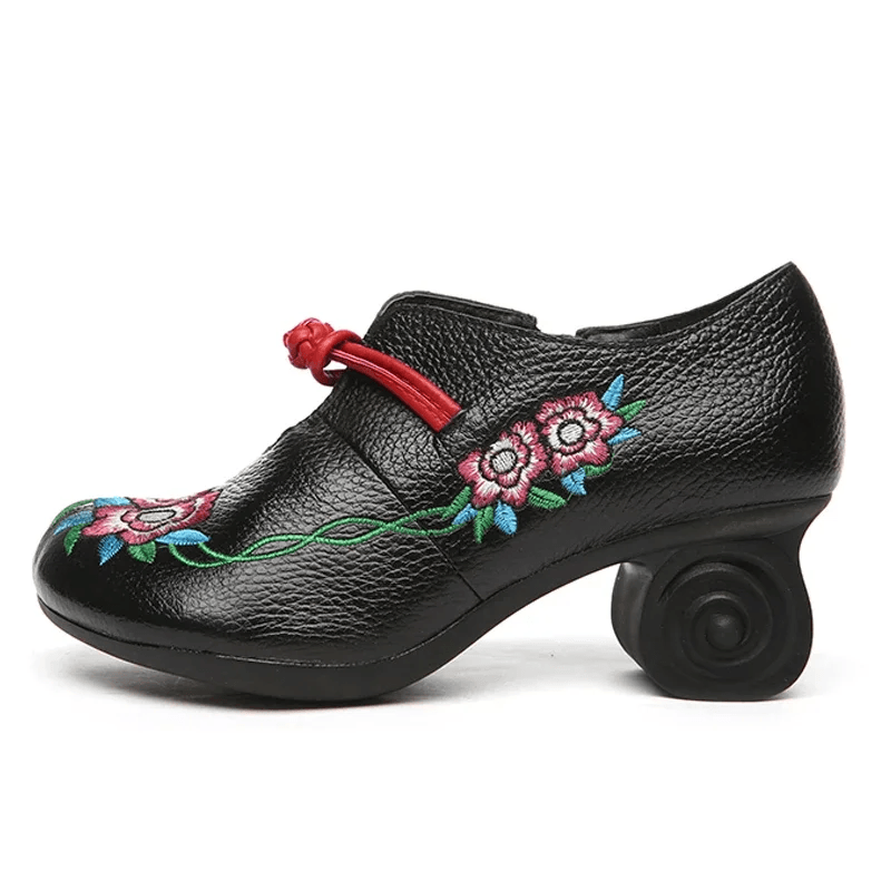 TntWear Shoes Aleida Women's Embroidery Pumps Shoes