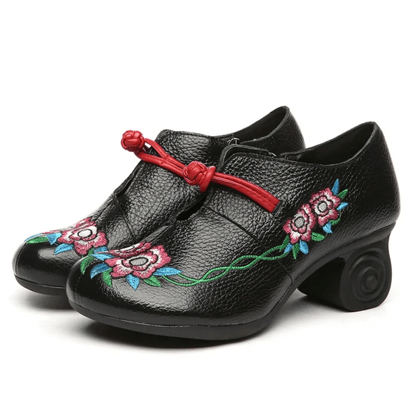 TntWear Shoes Aleida Women's Embroidery Pumps Shoes