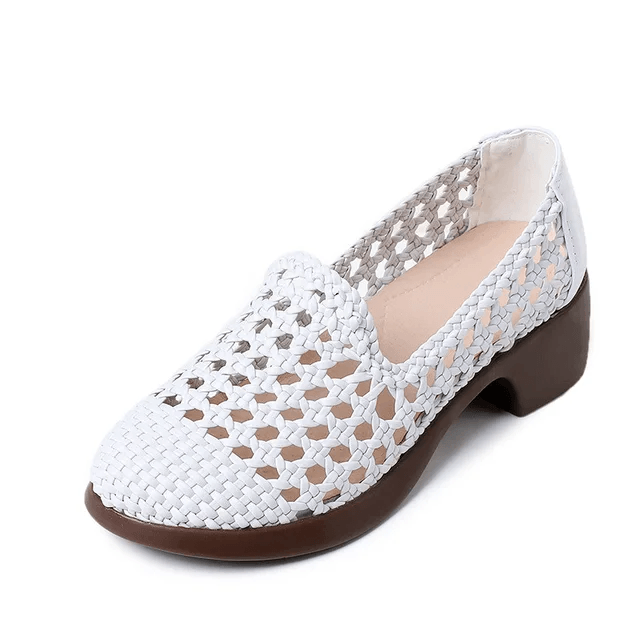 TntWear Shoes Aura Women's Hollow Woven Breathable Loafers