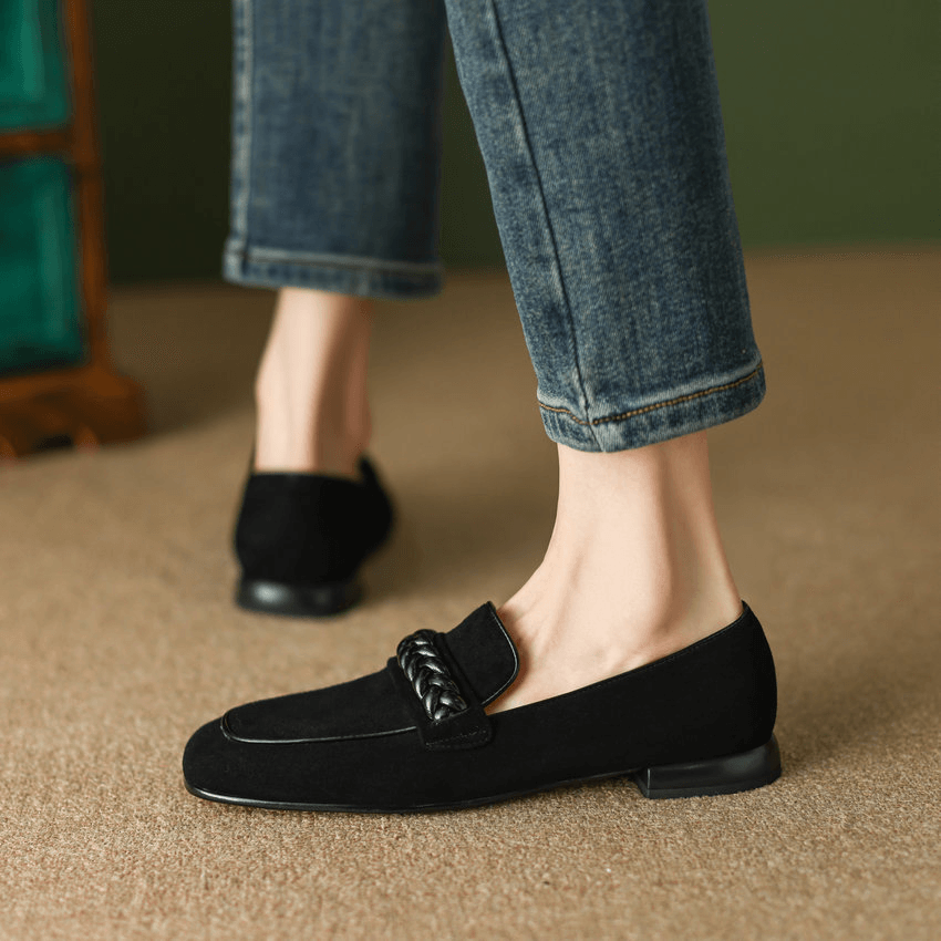 TntWear Shoes Perla Women's Suede Office Loafers